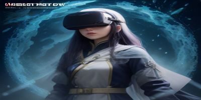 Meta Quest 3 VR头显内的3D视频播放界面，显示沉浸式影院视图和内容选择菜单